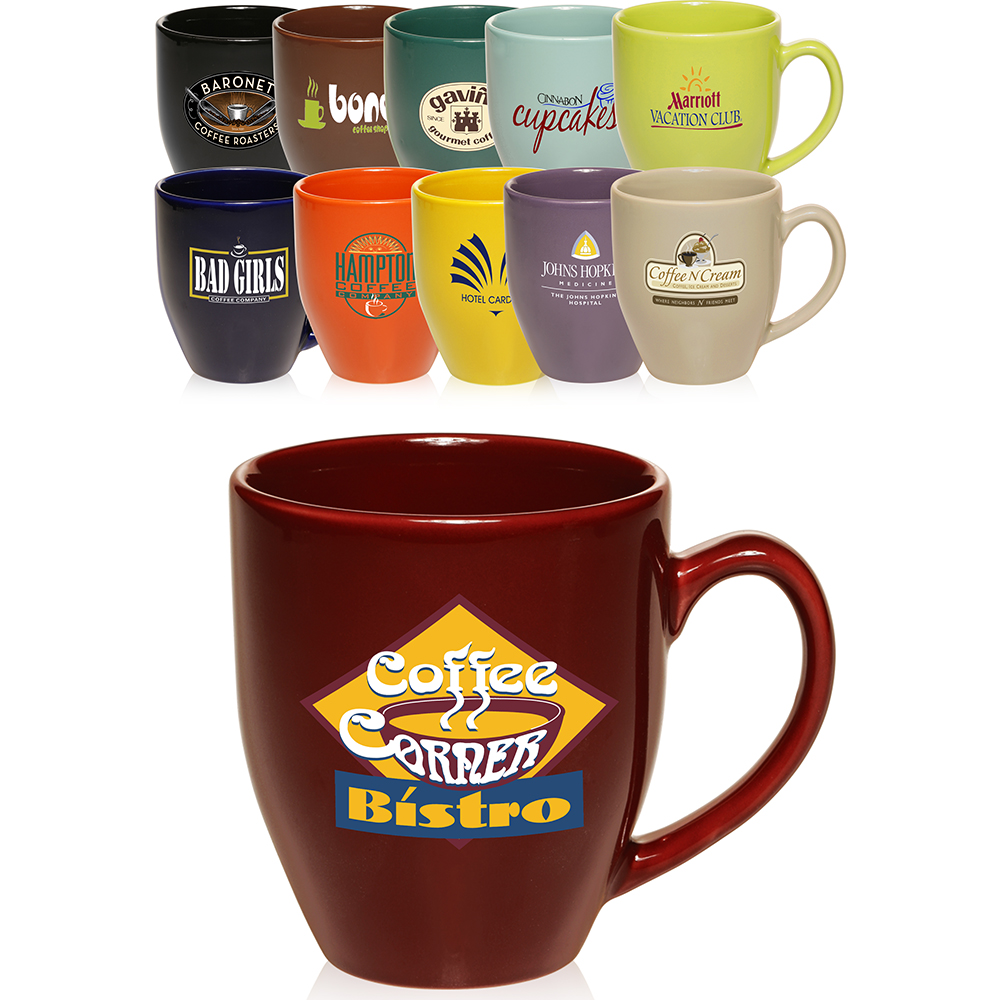 Bistro Mugs Custom Printed Ceramic Bistro Mugs With Logo 1822