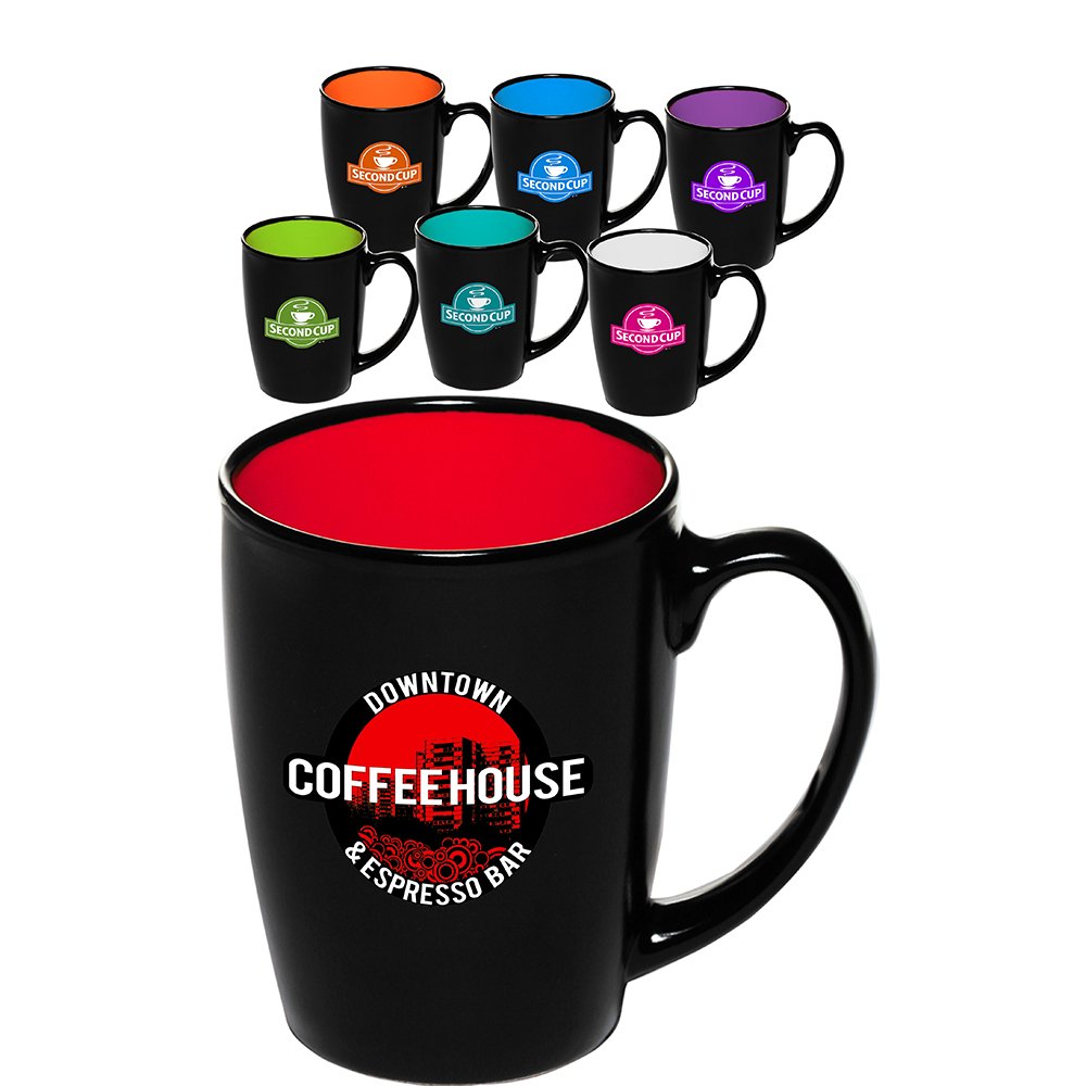 Custom 12 oz. Java Two Tone Coffee Mugs CMB1255 DiscountMugs