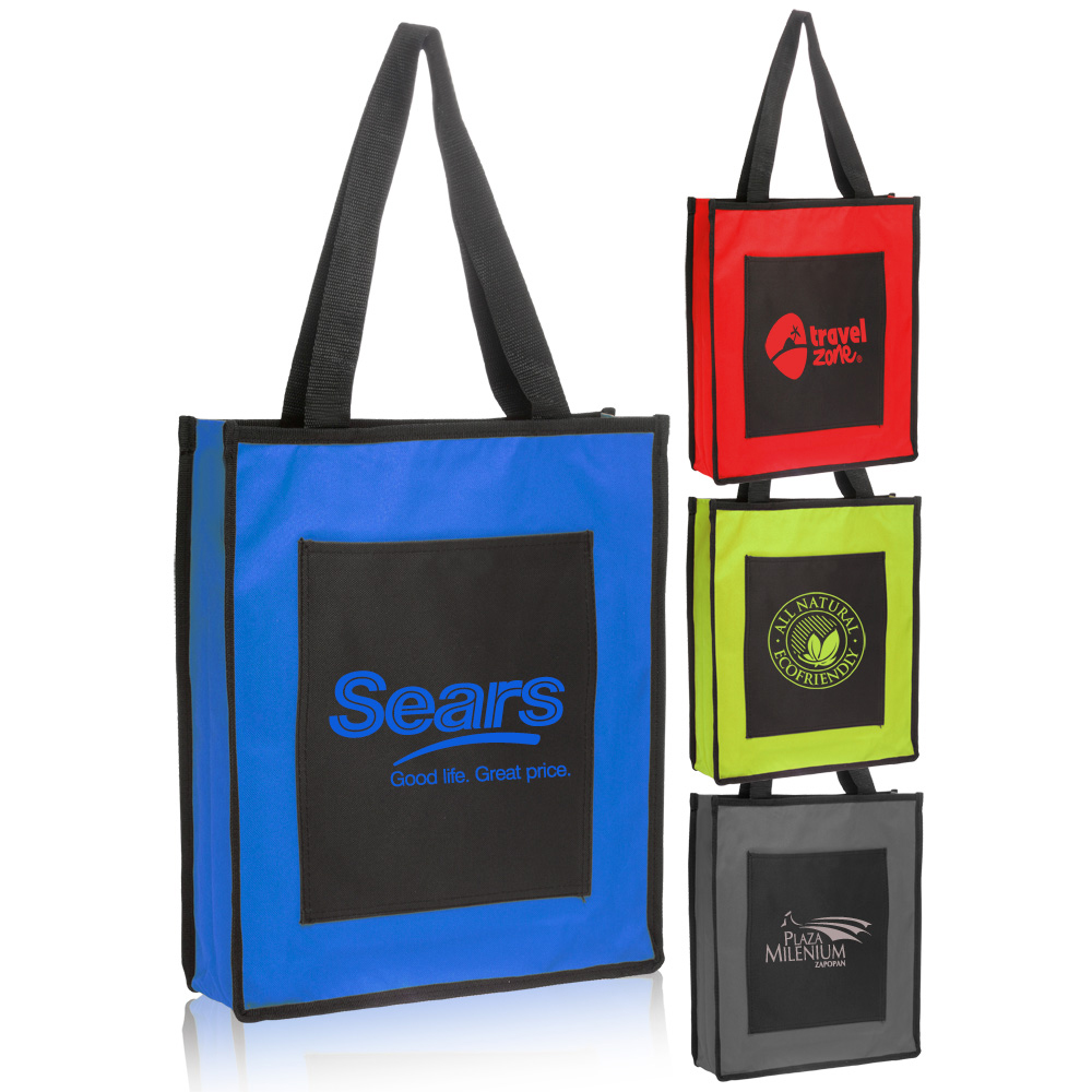 Cheap Wholesale Bulk Logo Polyester Tote Bags TOT19