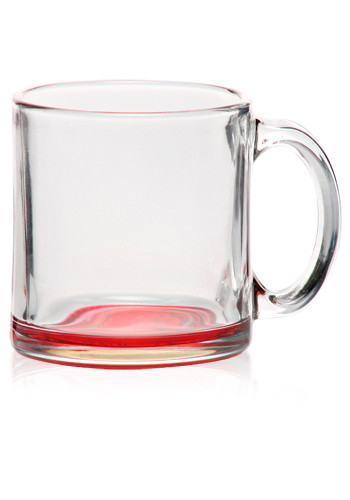 red glass coffee cups