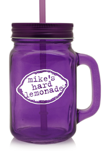 Personalized 15 Oz Colored Mason Jars With Straw 9800 Discountmugs