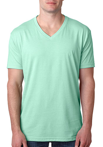 Printed Next Level Mens CVC V-Neck T-shirts | NL6240 - DiscountMugs