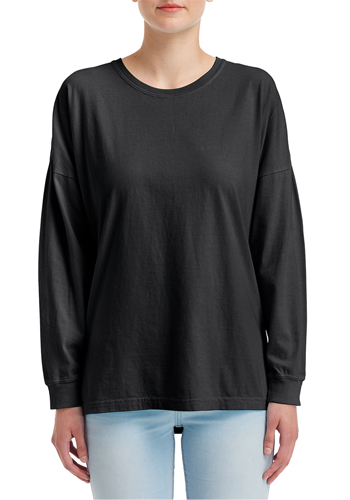 Printed Comfort Colors Adult Oversized Long Sleeve Tees Cc6054