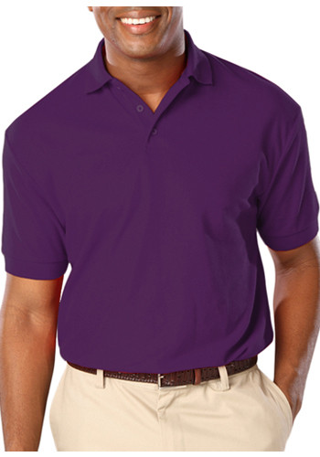 mens purple polo