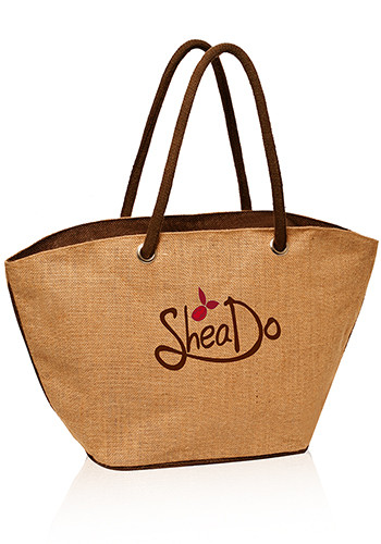 Wholesale Bulk Personalized Logo Jute Basket Tote Bags TOT3760