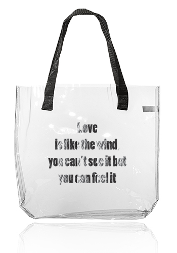 clear pvc tote bag