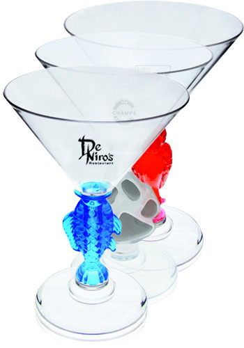 Personalized 7 Oz Novelty Stem Plastic Martini Glasses Hwm7n Discountmugs