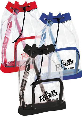 clear cinch backpack