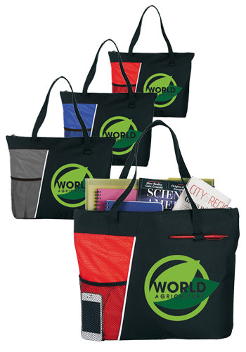 Personalized Touch Base Meeting Tote Bags | SM7265 - DiscountMugs