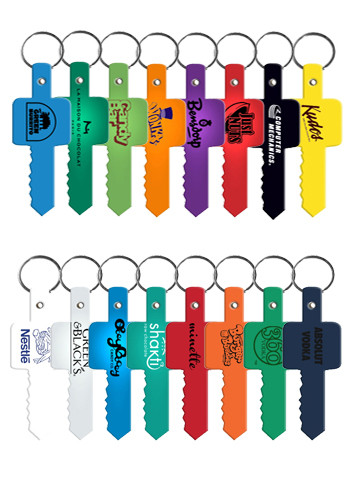 Custom Printed Key Flexible Key-Tags EM506