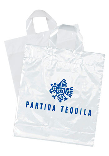 plastic tote bag with handle