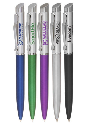 Personalized Two-Tone Plastic Pens | BP775 - Discountmugs