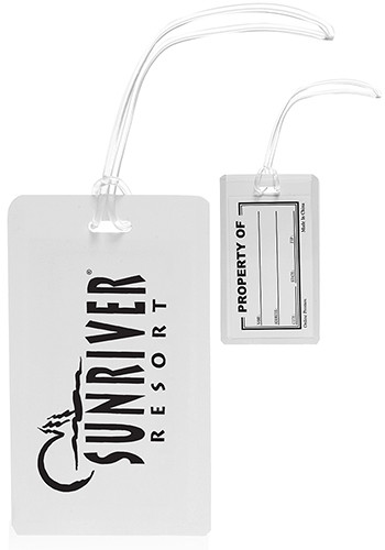 custom plastic luggage tags