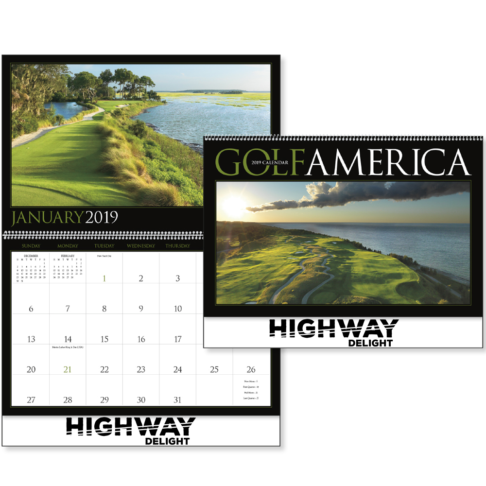 Custom Golf America Triumph Calendars X11473 DiscountMugs