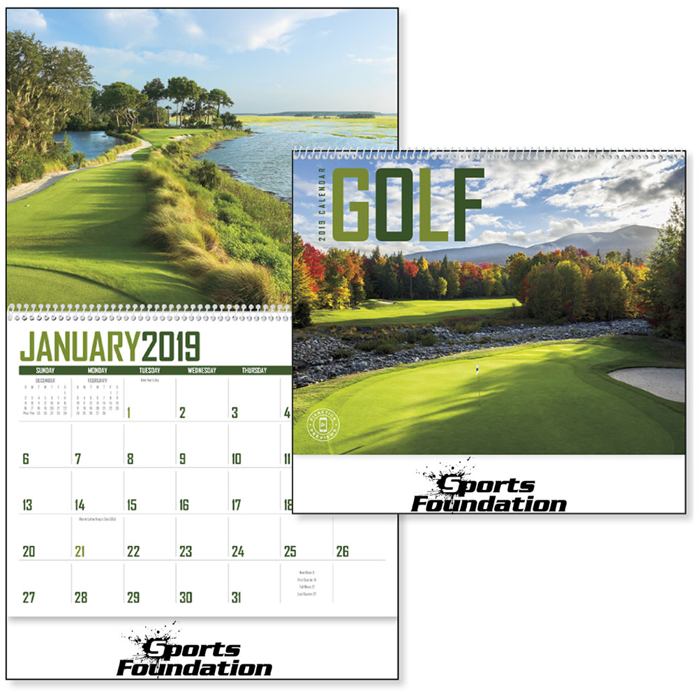 Custom Triumph Golf Calendars X11274 DiscountMugs