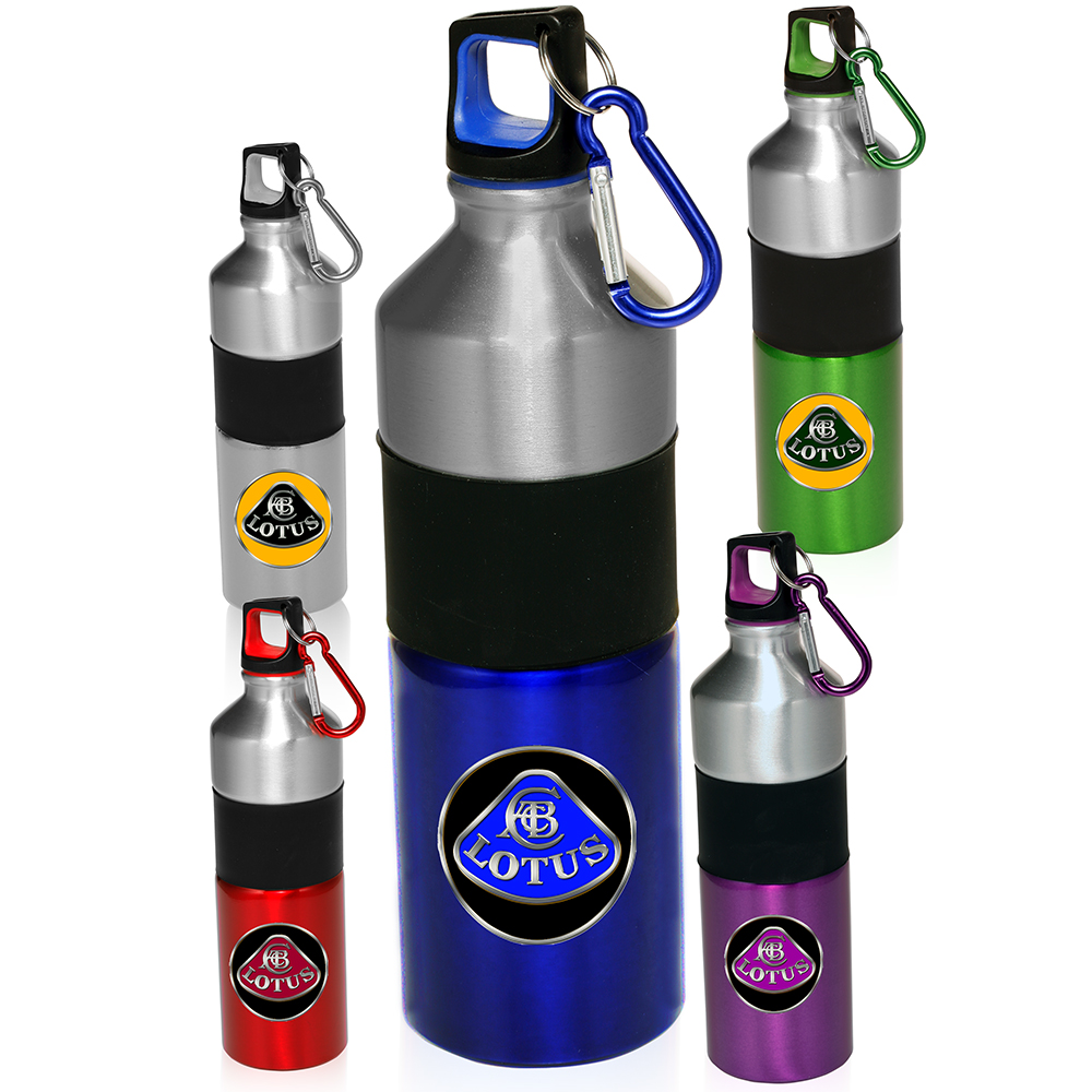 Logo #AB130 25oz. Promotional Aluminium Water Bottles with Two Tone Lid