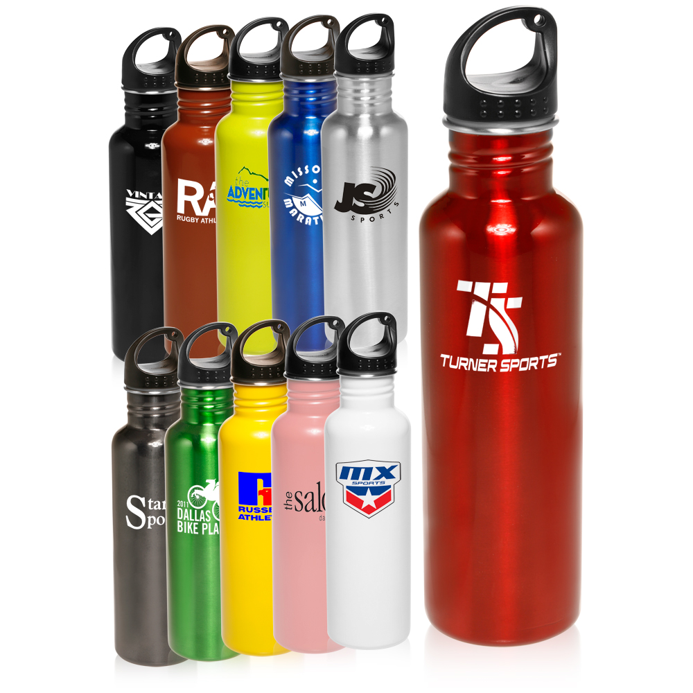 Logo 26oz Promo Stainless Custom Sports Bottles