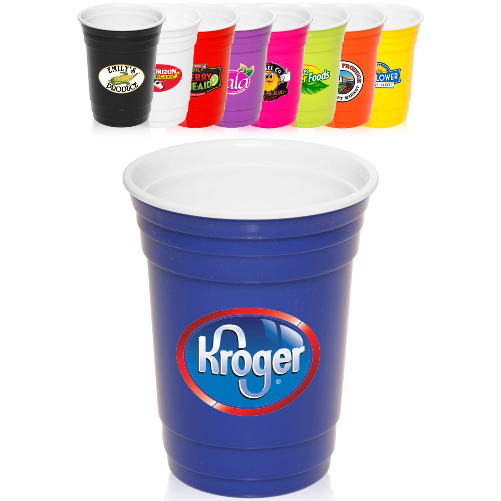 Custom Party Cups | Double Wall Plastic Party Cups Personalized