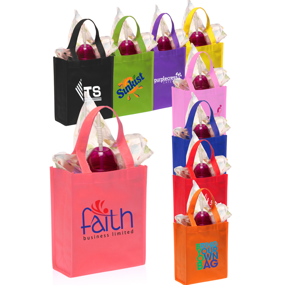 Custom Non-Woven Small Gift Bags | TOT07 - DiscountMugs