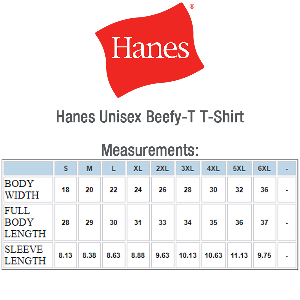 Printed Hanes Beefy-T T-shirts | 5180 - DiscountMugs