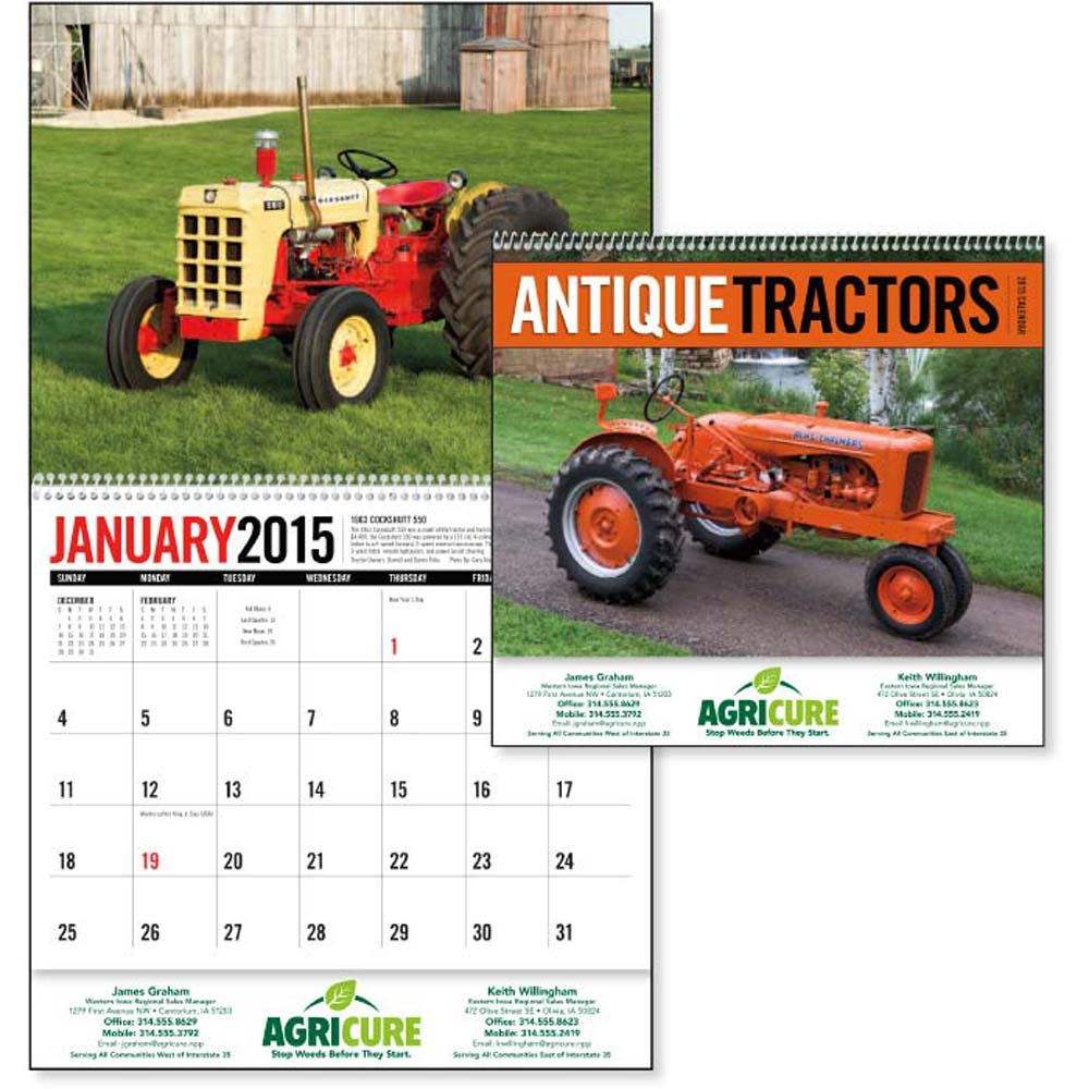 Promotional Antique Tractors Calendars