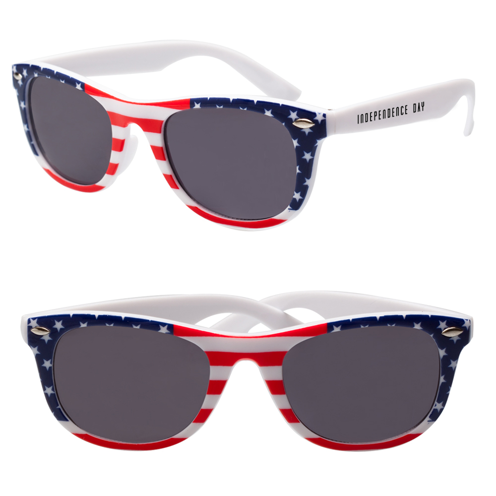 Custom American Flag Sunglasses | SGL15 - DiscountMugs