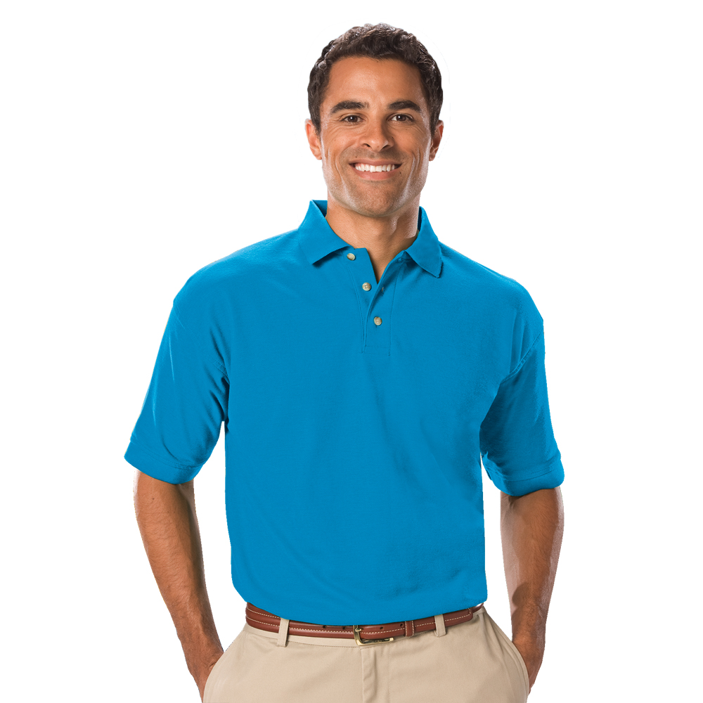 Embroidered Mens Polo Shirts with Pockets | BGEN7202 - DiscountMugs