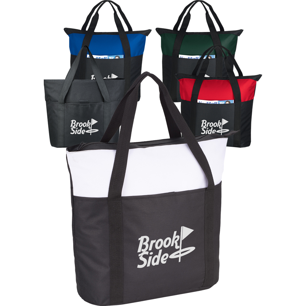 Personalized The Heavy Duty Zippered Business Tote Bags | SM7539 ...