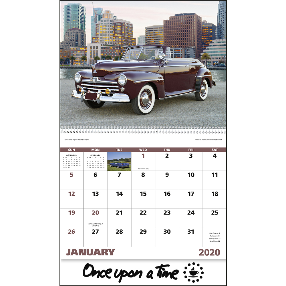 Personalized Good Value Classic Autos Spiral Calendars | X30214 ...