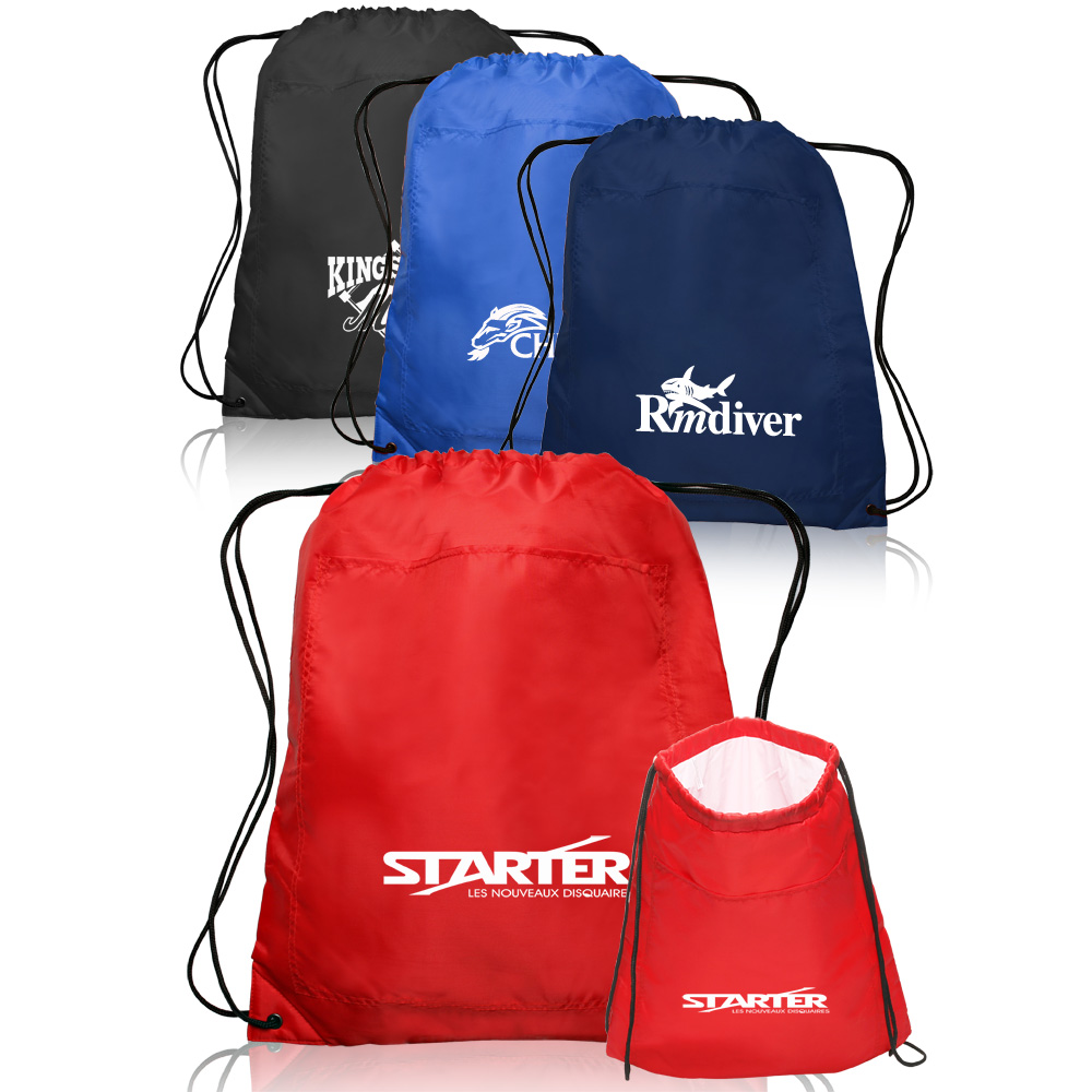 Insulated Promotional Backpacks & Custom Printed Drawstring Backpakcs