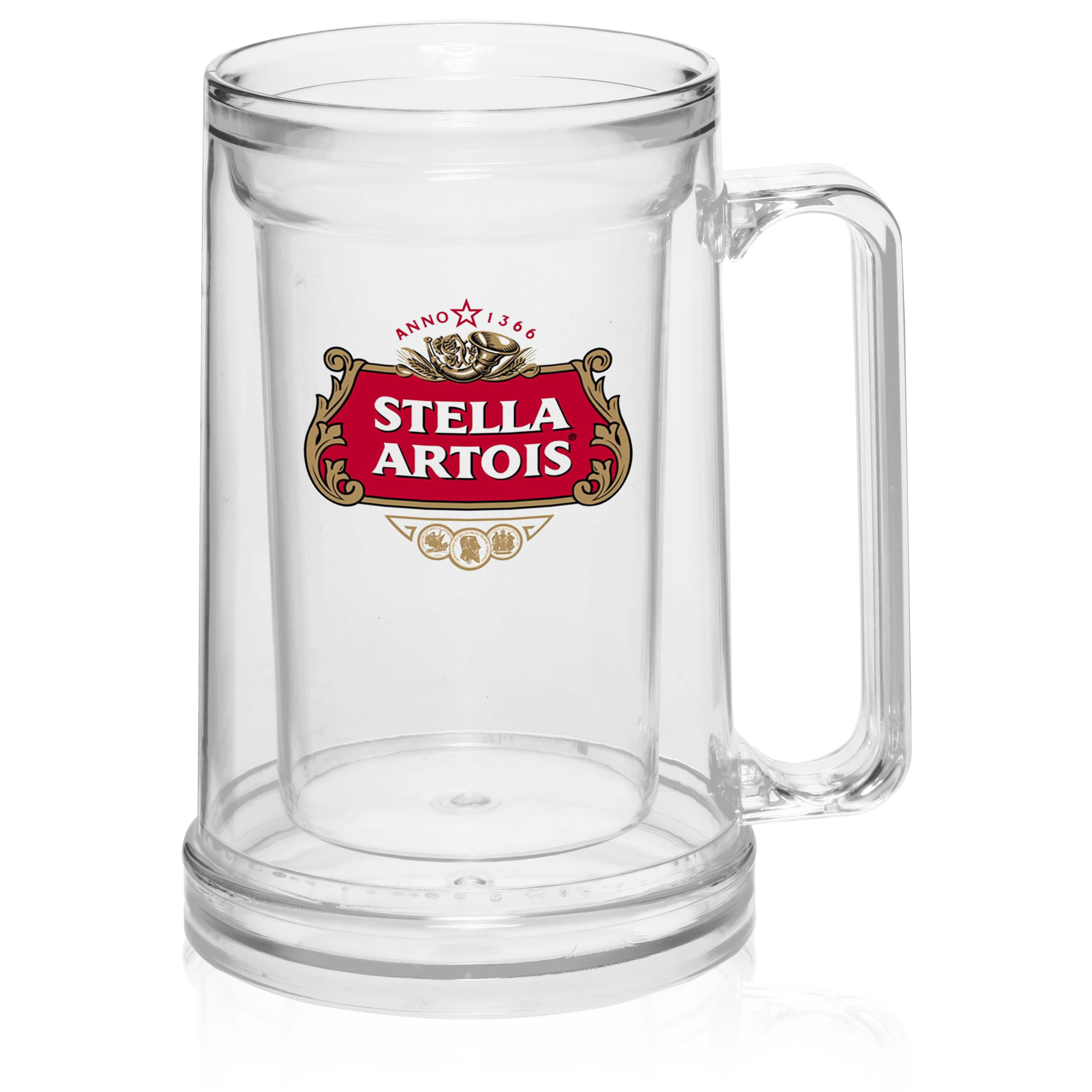 Custom 16 oz. Acrylic Double Wall Custom Beer Mugs