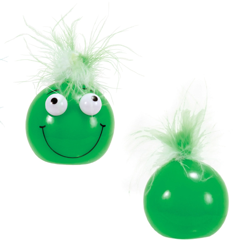 Custom Smiling Eye Poppin Stress Balls - Logo Promotional Items