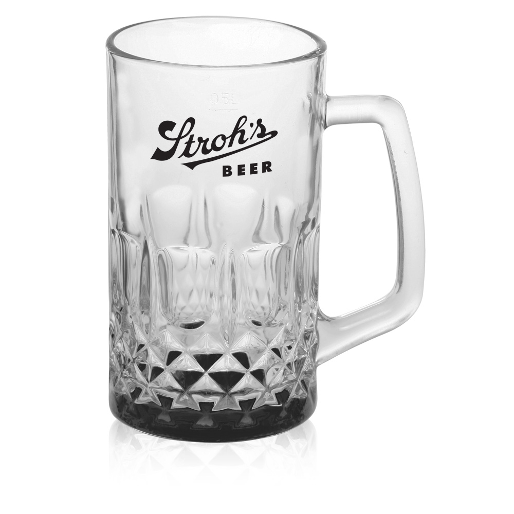 Wholesale Custom Printed & Personalized Logo Glass Beer Steins