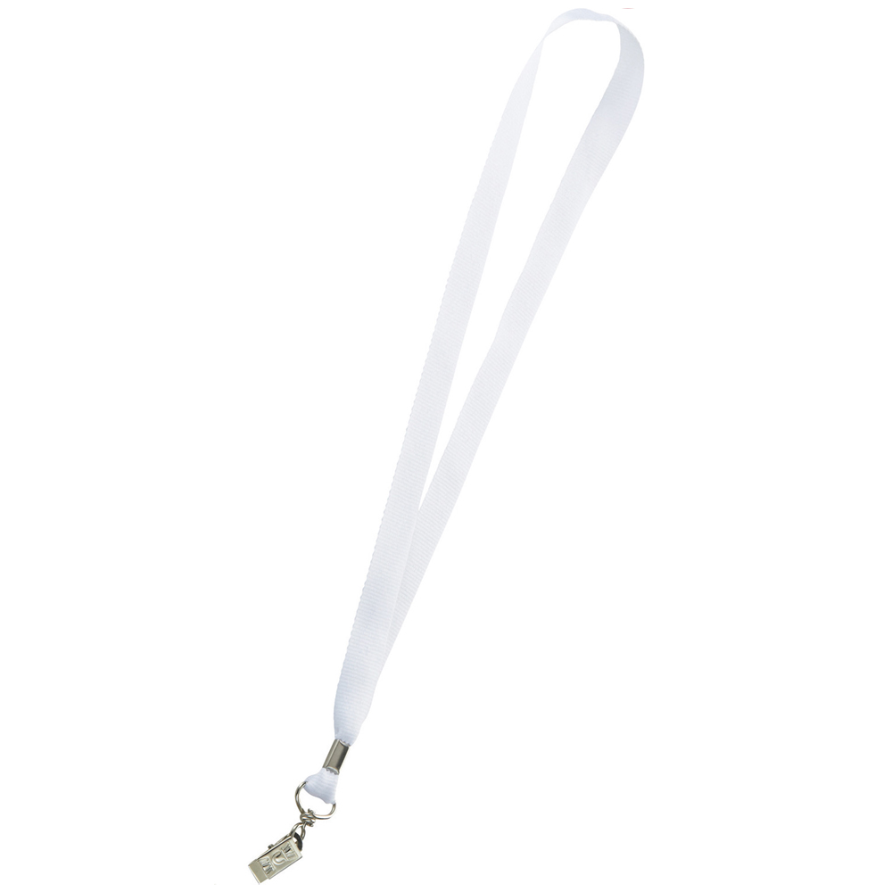 Printed Logo Lanyard with Bulldog Clips sm2428